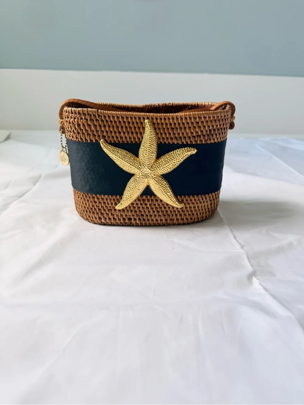 Lisi Lerch Bosom Buddy Handwoven Ata Grass Crossbody Bag - Picture 3 of 9